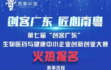 报名中！第七届“创客广东”生物医药与健康中小企业创新创业大赛