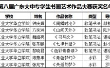 我院学子在第八届广东大中专学生校园文化艺术节系列比赛中喜获佳绩